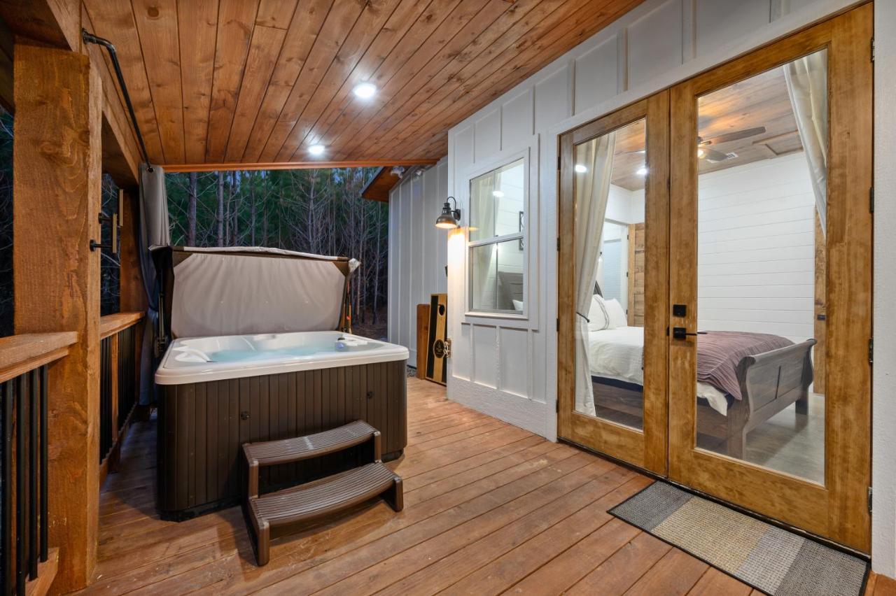 Bella Luna Cabin - Cozy Farmhouse Cabin, Private Deck, Swing Set, Fire Pit, Hot Tub Villa Broken Bow Luaran gambar